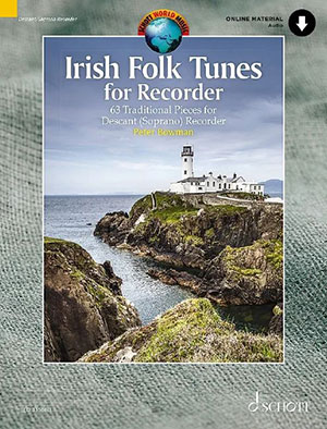 Irish Folk Tunes for Descant Recorder + CD